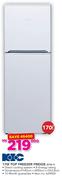 KIC 170Ltr Top Freezer Fridge 518 1-H142cm x W50cm x D53.8cm