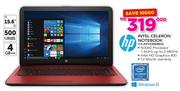 HP Intel Celeron Notebook 15-AY033NIRED
