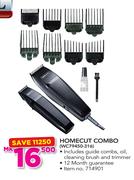 Wahl Homecut Combo WC79450-316 Includes Guide Combs, Oil, Cleaning Brush & Trimmer