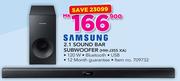Samsung 2.1 Sound Bar Subwoofer HW-J355 XA