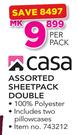 Casa Assorted Sheet Pack Double 