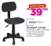 Mainstays Student Chair H73-85 x W41 x D47cm
