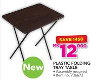 Plastic Folding Tray Table