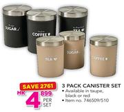 3 Pack Canister Set-Per Set