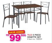 Tilo 5 Piece Dinette Set
