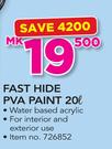 Fast Hide PVA Paint 20Ltr