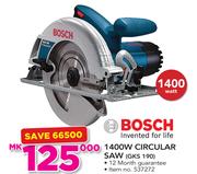 Bosch 1400W Circular Saw GKS 190