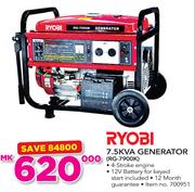 Ryobi 7.5KVA Generator RG-7900K