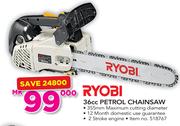 Ryobi 36cc Petrol Chainsaw
