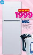 KIC 170Ltr Top Freezer Fridge 518 1