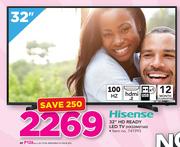 Hisense 32" HD Ready LED TV HX32M2160