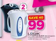 Logik 1.7Ltr Kettle Black RSH-441668-01-Each