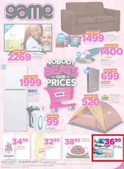 Game Botswana : Nobody Beats Our Prices (9 Mar - 22 Mar 2017), page 1
