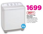 Defy 8Kg Twin Tub Washing Machine DTT166