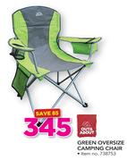 Out & About Green Oversize Camping Chair