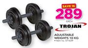 Trojan Adjustable Weights 10Kg-Each