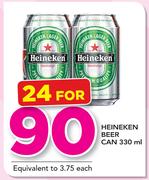 Heineken Beer Can-24 x 330ml