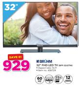 Bruhm 32" FHD LED TV BFP-32LETW