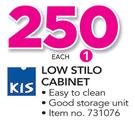 Kis Low Stilo Cabinet