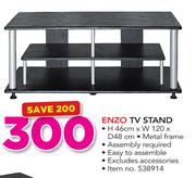 Enzo TV Stand H46cm x W120 x D48cm