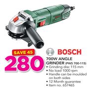 Bosch 700W Angle Grinder PWS 700-115