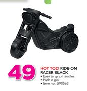 Hot Tod Ride On Racer Black