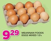 Meannan Foods Eggs Mixed-12's
