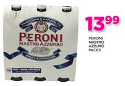 Peroni Nastro Azzuro Pack 3