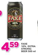Faxe 10% Extra Strong Beer-500ml