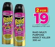 Raid Multi Purpose Insect Killer-2 x 300ml