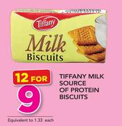 Tiffany Milk Source Of Protein Biscuits-For 12