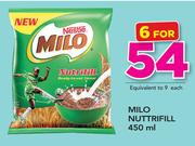 Milo Nuttrifill-6 x 450ml