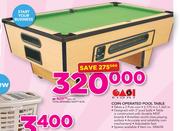 Easi Eight Coin Operated Pool Table
