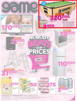 Game Nigeria : Nobody Beats Our Prices (9 Mar - 22 Mar 2017) , page 1