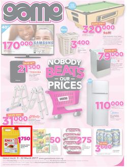 Game Nigeria : Nobody Beats Our Prices (9 Mar - 22 Mar 2017) , page 1