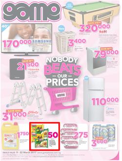 Game Nigeria : Nobody Beats Our Prices (9 Mar - 22 Mar 2017) , page 1