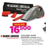 Black & Decker Cyclonic Auto Vacuum CLEANER 12V A