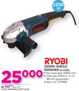 Ryobi 2200W Angle Grinder G-2200