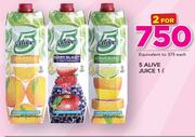 5 Alive Juice-2 x 1Ltr