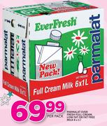 Paramalat Ever Fresh Full Cream, Low Fat Or Fat Free Milk-6x1Ltr Per Pack