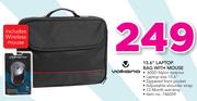Volkano 15.6" Laptop Bag With Mouse