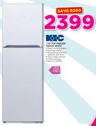 KIC 170Ltr Top Freezer Fridge White