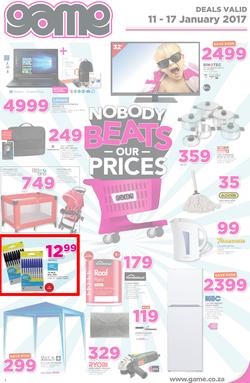 Game JHB : Nobody Beats Our Prices (11 Jan - 17 Jan 2017), page 1