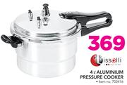 Tissolli 4Ltr Aluminium Pressure Cooker