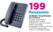 Panasonic Corded Telephone KX-TS500SAB