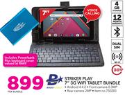 Boost Striker Play 7" 3G WiFi Tablet Bundle-Per Bundle