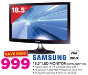 Samsung 18.5" LED Monitor LS19D300NY XA