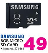 Samsung 8GB Micro SD Card