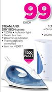 Logik Steam And Dry Iron LSI005
