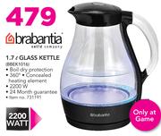 Brabantia 1.7Ltr Glass Kettle BBEK1016